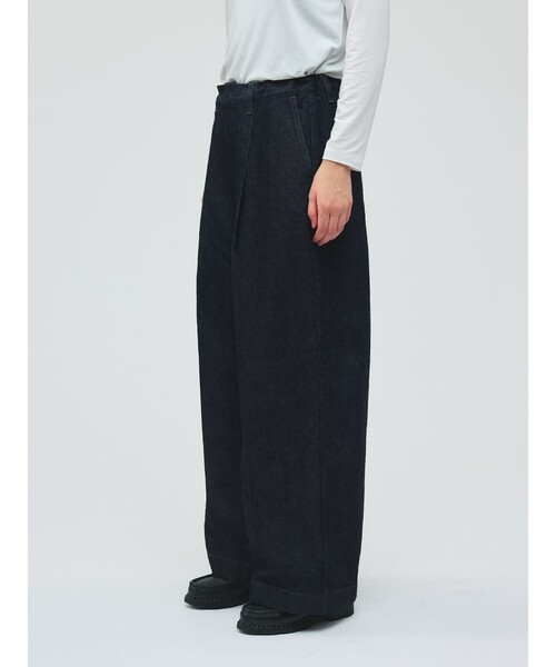 mizuiroind（ミズイロインド）の「mizuiro ind ワイドデニムスラックス（その他パンツ・レディース・その他・FREE）」の9枚目の写真