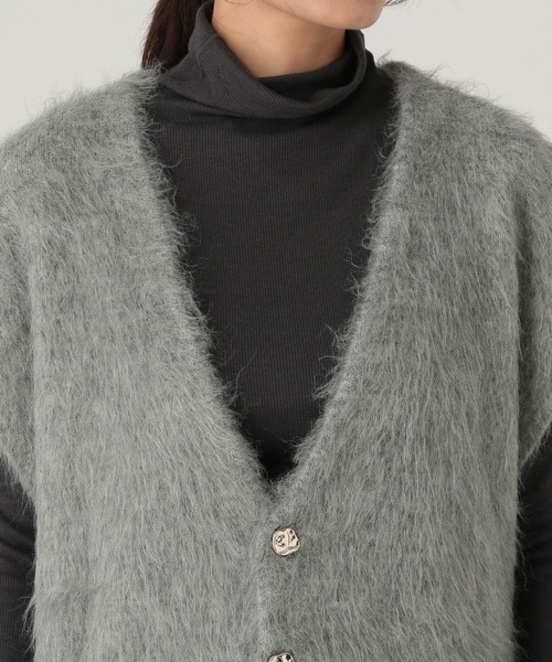 Elura（エルーラ）の「シャギーベスト/606385（ベスト・レディース・グレー/ライトイエロー・FREE）」の18枚目の写真