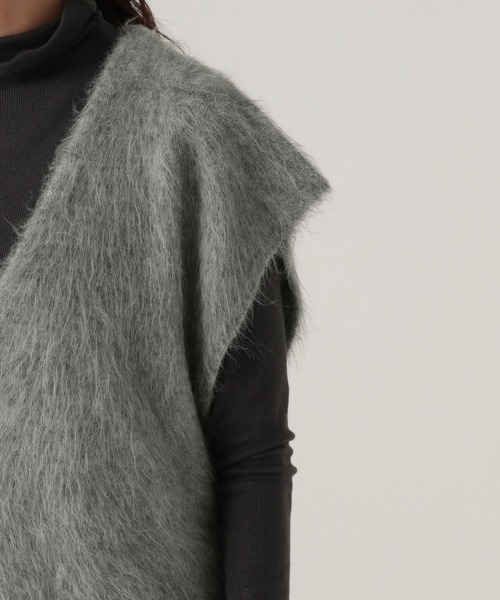 Elura（エルーラ）の「シャギーベスト/606385（ベスト・レディース・グレー/ライトイエロー・FREE）」の19枚目の写真