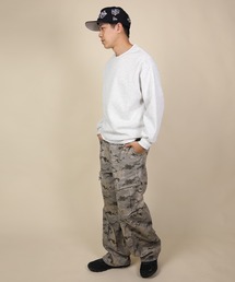 aimoha(�A�C���n)�̃h���b�v�V�����_�[�N���[�X�E�F�b�g(����)/Drop shoulder crew sweatshirt (AW)(�X�E�F�b�g)
