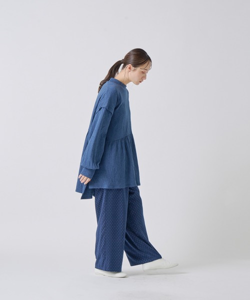Kelen(ケレン)の「「KELEN / ケレン」接結カットソーギャザートップス(Tシャツ/カットソー・レディース・チャコールグレー/オフホワイト/ライトグレー/ネイビー・S/M)」の20枚目の写真