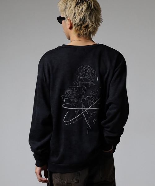 FUNALIVE(ファンアライブ)の「バラ刺繍ポンチトレーナー(スウェット・メンズ・ブラック/ワイン/ブラウン・M/L)」の20枚目の写真