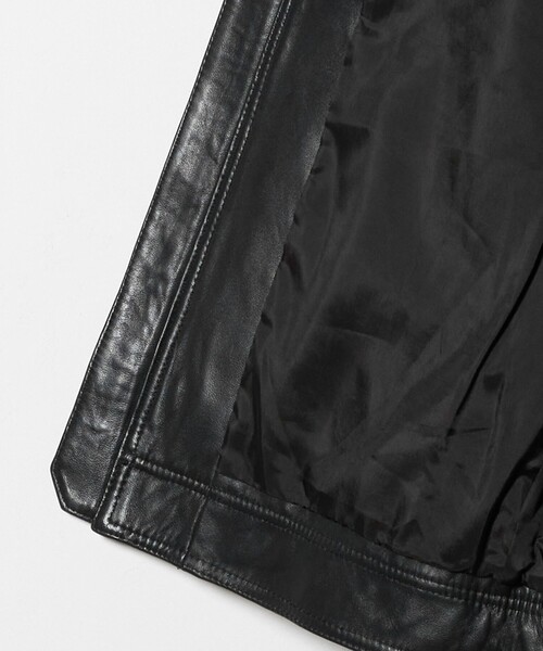 あずき ユナイテッドアローズ シングルライダース レザージャケット 羊革 あずき ユナイテッドアローズ シングルライダース レザージャケット 羊