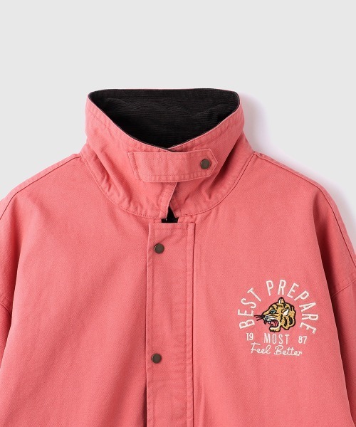 VICKY（ビッキー）の「TIGERシシュウダックジャケット≪手洗い可能≫（ダウンジャケット/コート・レディース・ブラック/ピンク・M）」の9枚目の写真