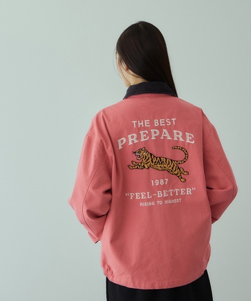 VICKY（ビッキー）の「TIGERシシュウダックジャケット≪手洗い可能≫（ダウンジャケット/コート・レディース・ブラック/ピンク・M）」の12枚目の写真