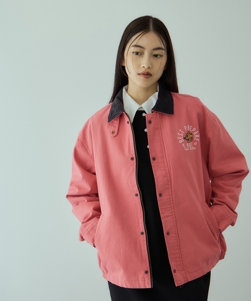 VICKY（ビッキー）の「TIGERシシュウダックジャケット≪手洗い可能≫（ダウンジャケット/コート・レディース・ブラック/ピンク・M）」の11枚目の写真