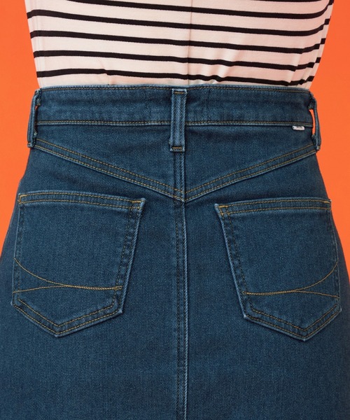 SOMETHING（サムシング）の「SOMETHING BODYFIRE デニムスカート【暖】（デニムスカート・レディース・インディゴブルー/ダークインディゴブルー・SMALL/MEDIUM）」の9枚目の写真