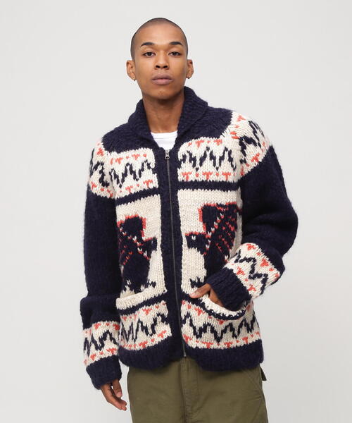 HAND MADE ALPACA COWCHIN 'ICON OF FLYINGS' / ハンドメイド アルパカ