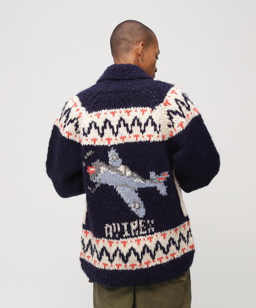 コバーチ757♪希少✨AVIREX カウチンセーター L サンダーバード コバーチ757♪希少✨AVIREX カウチンセーター L サンダーバード