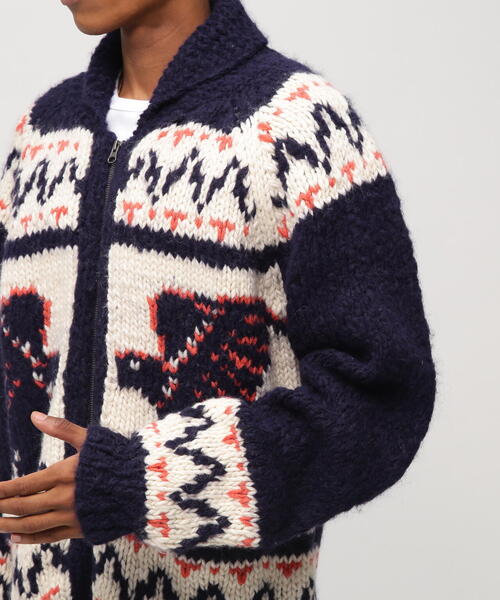 HAND MADE ALPACA COWICHAN 'ICON OF FLYINGS' / ハンドメイド