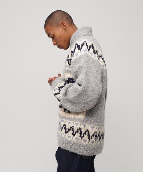 AVIREX（アヴィレックス）の「HAND MADE ALPACA COWICHAN "ICON OF FLYINGS" / ハンドメイド アルパカ カウチンセーター / AVIREX / アヴィレックス（ニット/セーター・メンズ・ネイビー/その他17・L/M/XL/2XL）」の19枚目の写真