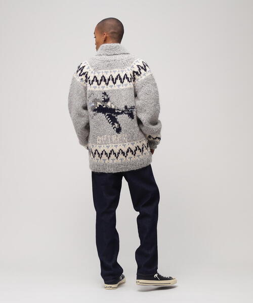 AVIREX（アヴィレックス）の「HAND MADE ALPACA COWICHAN "ICON OF FLYINGS" / ハンドメイド アルパカ カウチンセーター / AVIREX / アヴィレックス（ニット/セーター・メンズ・ネイビー/その他17・L/M/XL/2XL）」の21枚目の写真