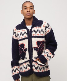 アヴィレックス ブロックキングロゴ　ニットセーター AVIREX アヴィレックス ⁄ BLOCKING LOGO KNIT 切り替え ブロックキング