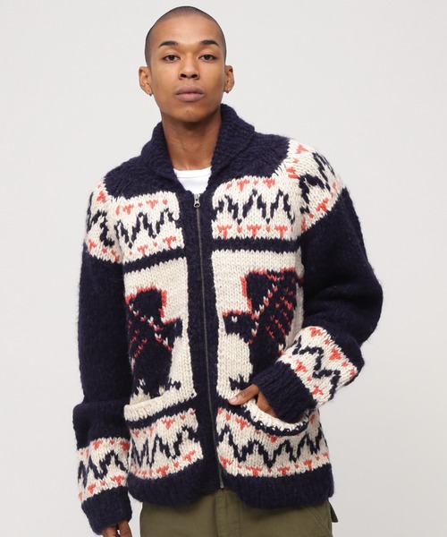 HAND MADE ALPACA COWCHIN 'ICON OF FLYINGS' / ハンドメイド アルパカ