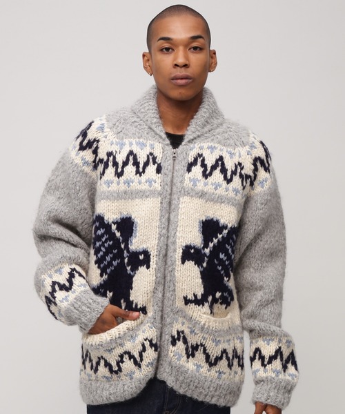 HAND MADE ALPACA COWCHIN 'ICON OF FLYINGS' / ハンドメイド アルパカ