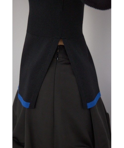 AZUL by moussy（アズールバイマウジー）の「【PLUS】カラーブロッキングリブニット（ニット/セーター・レディース・ブラウン系その他/ブラック系その他/グリーン系その他2・FREE）」の13枚目の写真