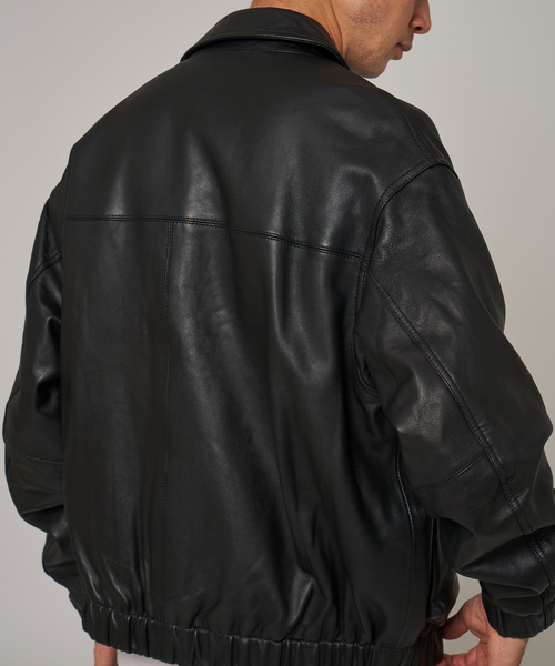 EDIFICE A2レザーショートブルゾン A2 レザーショートブルゾン（レザージャケット）｜EDIFICE