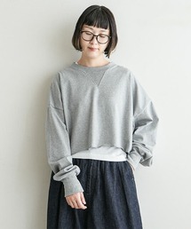 ペンネ天竺　ショートプルオーバー