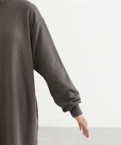 slattgir(スラットジール)の「高身長 裏シャギーマキシ丈タートルネックワンピース (トールサイズ)(ワンピース・レディース・チャコール/ボルドー/ブラック・TM/TL/TLL/T3L/T5L/T4L)」の17枚目の写真