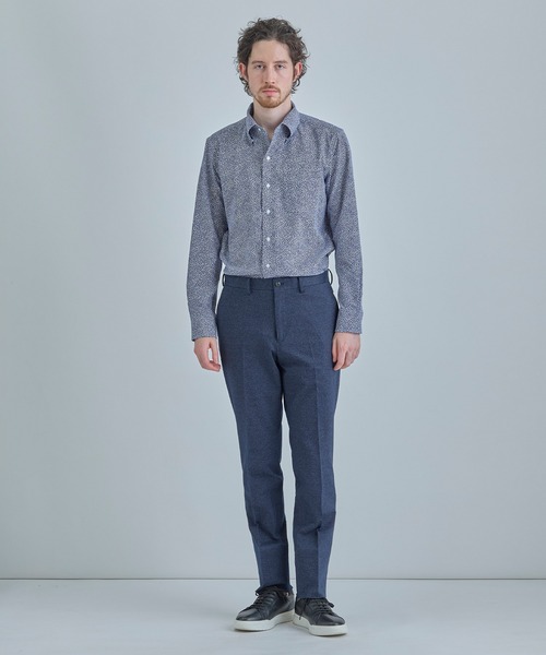 MEN'S BIGI(メンズビギ)の「ドレスシャツ【ACTIVE TAILOR/アクティブテイラー】ドットエアーフラワープリントドレスシャツ<ストレッチ/吸水速乾/通気性>(シャツ/ブラウス・メンズ・ホワイト系その他・01/04/03/02)」の5枚目の写真