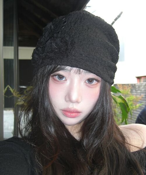 FLAREUP（フレアアップ）の「Ruffle Shirring Beanie (FL-740_Gray)（ニットキャップ/ビーニー・レディース・ライトグレー・OS）」の15枚目の写真