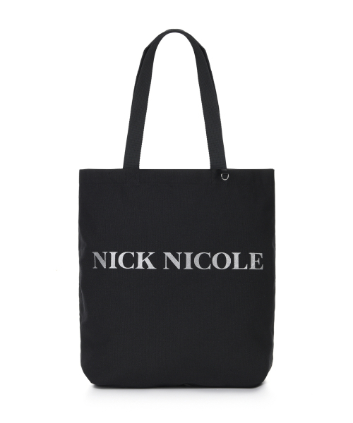 NICK&NICOLE(ニックアンドニコール)の「NICOLE RING CANVAS ECOBAG_BLACK(エコバッグ/サブバッグ・レディース・その他・FREE)」の1枚目の写真