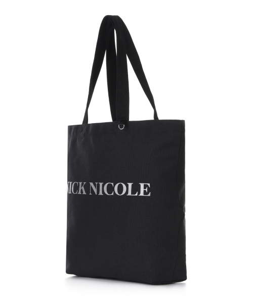 NICK&NICOLE(ニックアンドニコール)の「NICOLE RING CANVAS ECOBAG_BLACK(エコバッグ/サブバッグ・レディース・その他・FREE)」の2枚目の写真
