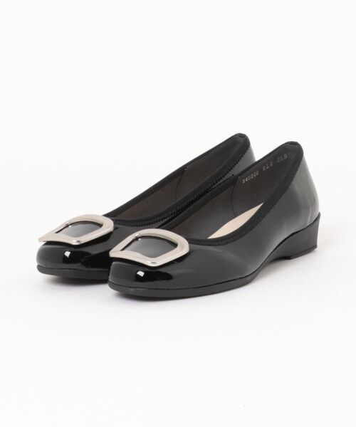 Bridget Birkin(ブリジットバーキン)の「【Bridget Birkin Walk】メタルバックルウォーキングパンプス(55226B)(パンプス・レディース・ブラック・23.5/24/22.5/23)」の1枚目の写真