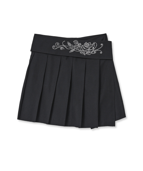 Midnight Move(ミッドナイトムーブ)の「pearl skirt (black)(スカート・レディース・その他・SMALL/MEDIUM)」の1枚目の写真