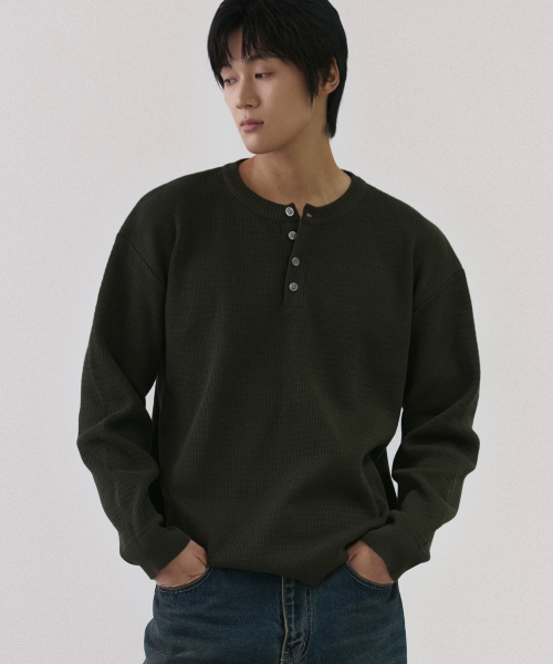 Drive Inn Henry Neck Knit [KARKI]
