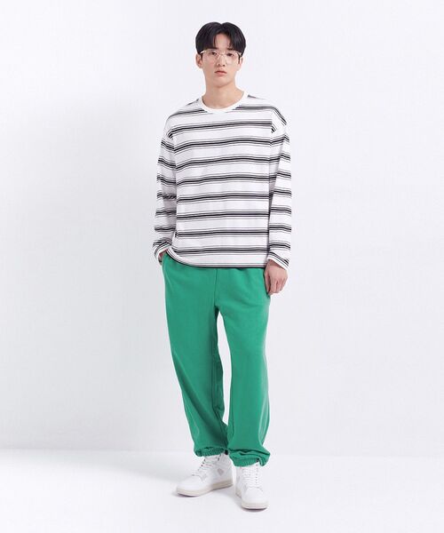 MUSINSA STANDARD（ムシンサスタンダード）の「ワイドスウェットパンツ [アクアグリーン]（スウェットパンツ・メンズ・その他・LARGE/X-LARGE/XX-LARGE/SMALL/MEDIUM）」の6枚目の写真