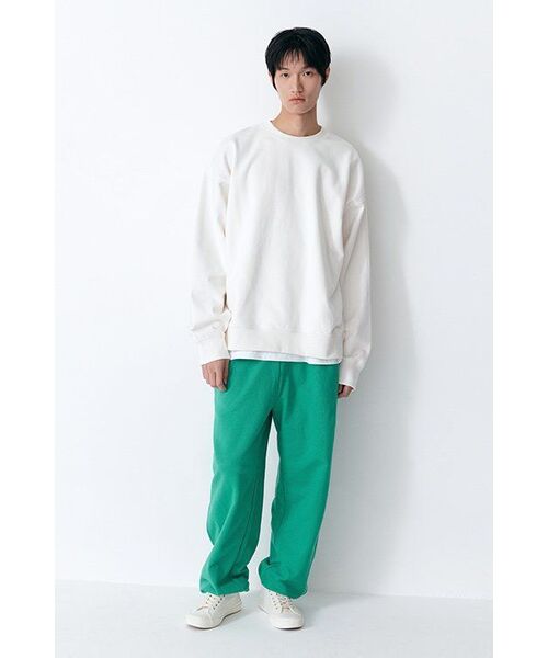 MUSINSA STANDARD（ムシンサスタンダード）の「ワイドスウェットパンツ [アクアグリーン]（スウェットパンツ・メンズ・その他・LARGE/X-LARGE/XX-LARGE/SMALL/MEDIUM）」の7枚目の写真