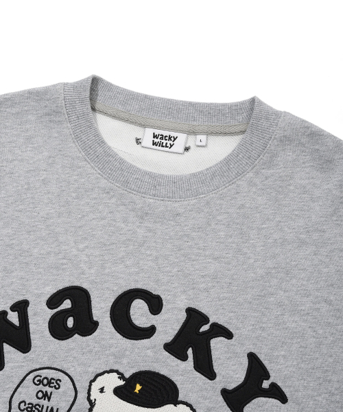 Wacky WiLLy(ワッキーウィリー)の「ワンポイントグラフィックスウェット グレー(スウェット・レディース・その他・SMALL/MEDIUM/LARGE/X-LARGE)」の4枚目の写真