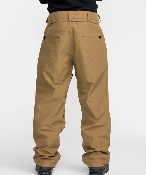 VOLCOM（ボルコム）の「VOLCOM TESTER 3L GORE-TEX PANT/ボルコムスキースノーボードウェア(ゴアテックスパンツ)（その他パンツ・メンズ・ブラック/キャメル・SMALL/MEDIUM）」の8枚目の写真