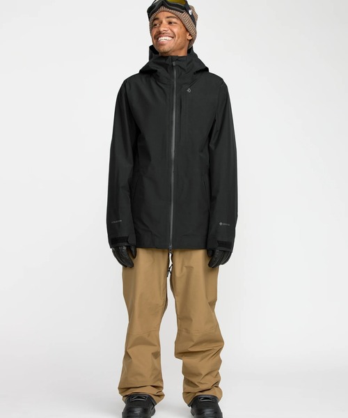 VOLCOM（ボルコム）の「VOLCOM TESTER 3L GORE-TEX PANT/ボルコムスキースノーボードウェア(ゴアテックスパンツ)（その他パンツ・メンズ・ブラック/キャメル・SMALL/MEDIUM）」の6枚目の写真