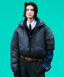 BAL × TAION STAND COLLAR DOWN JACKET SOLID