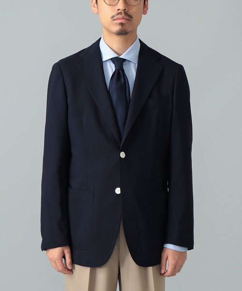 BEAMS F（ビームスエフ）の「NEW EASY ジャパンウール ネイビー ジャケット（その他アウター・メンズ・ネイビー・46/48/44/50）」の3枚目の写真