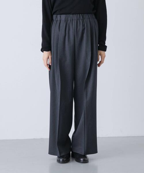 かぐれ（カグレ）の「ウォッシャブルウールツイルパンツ（その他パンツ・レディース・ベージュ/ブラック/チャコールグレー・FREE）」の18枚目の写真