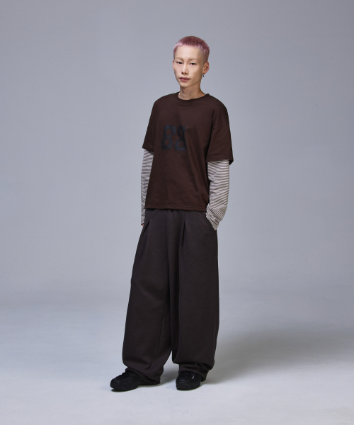 SCALLYWAG（スカリーワグ）の「88 クロップレイヤードロングスリーブ[ブラウン]（Tシャツ/カットソー・レディース・その他・LARGE/MEDIUM）」の5枚目の写真