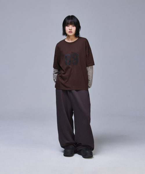 SCALLYWAG（スカリーワグ）の「88 クロップレイヤードロングスリーブ[ブラウン]（Tシャツ/カットソー・レディース・その他・LARGE/MEDIUM）」の8枚目の写真