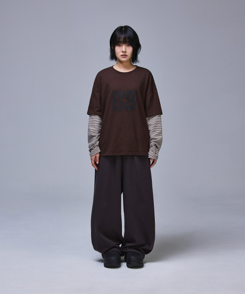 SCALLYWAG（スカリーワグ）の「88 クロップレイヤードロングスリーブ[ブラウン]（Tシャツ/カットソー・レディース・その他・LARGE/MEDIUM）」の11枚目の写真