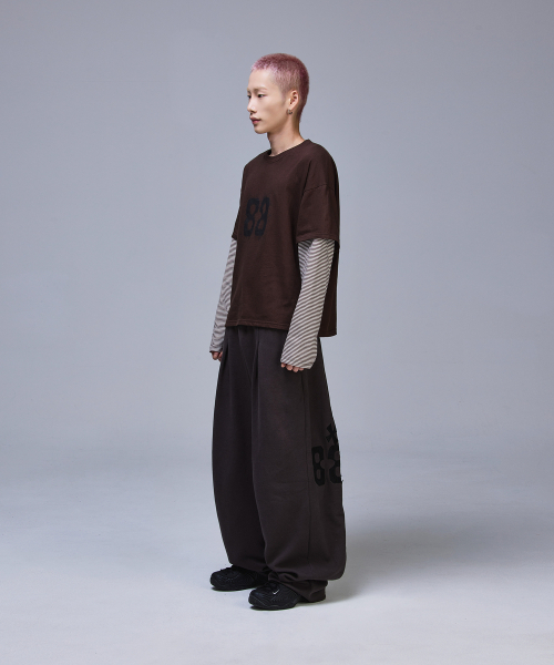 SCALLYWAG（スカリーワグ）の「88 クロップレイヤードロングスリーブ[ブラウン]（Tシャツ/カットソー・レディース・その他・LARGE/MEDIUM）」の12枚目の写真