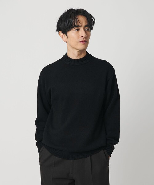 ウールカシミヤブレンド モックネック ニット（ニット/セーター