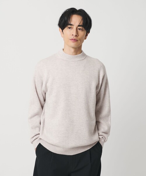 ウールカシミヤブレンド モックネック ニット（ニット/セーター