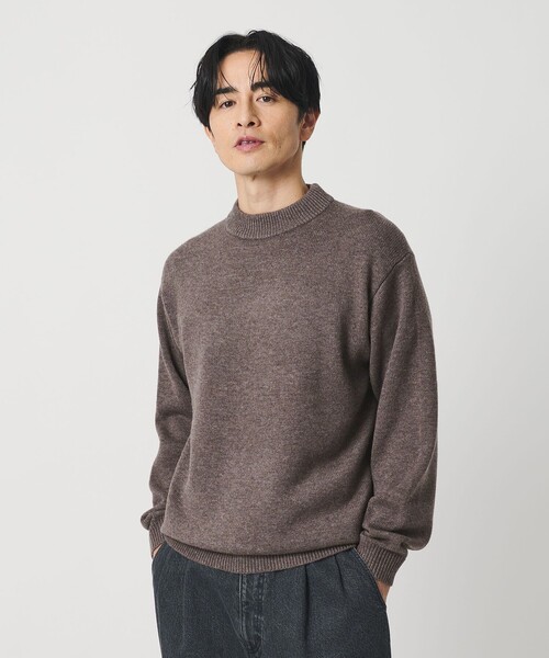 ウールカシミヤブレンド モックネック ニット（ニット/セーター