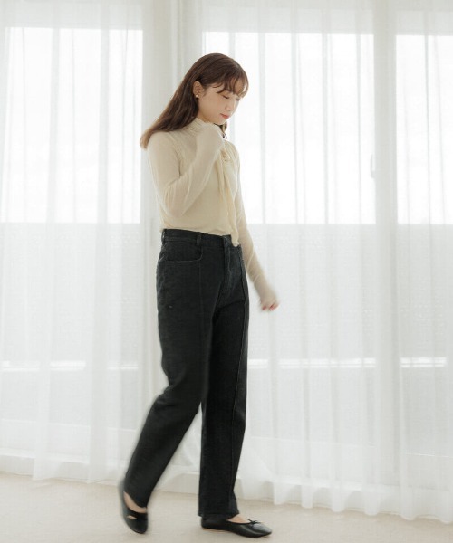 flower（フラワー）の「シアーリボンタートル2（Tシャツ/カットソー・レディース・アイボリー・FREE）」の5枚目の写真