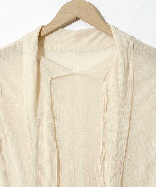 flower（フラワー）の「シアーリボンタートル2（Tシャツ/カットソー・レディース・アイボリー・FREE）」の12枚目の写真