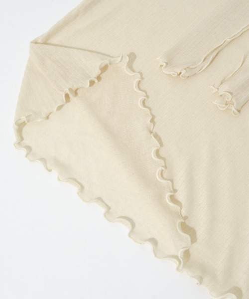 flower（フラワー）の「シアーリボンタートル2（Tシャツ/カットソー・レディース・アイボリー・FREE）」の15枚目の写真