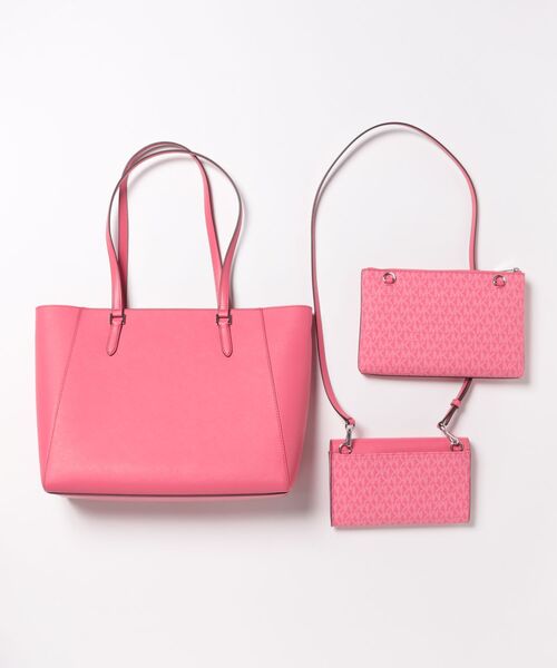 MICHAEL KORS(マイケルコース)の「CHARLOTTE 3 IN 1 トート ラージ(トートバッグ・レディース・ピンク系・FREE)」の2枚目の写真