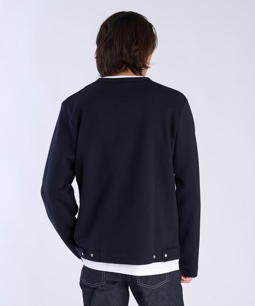 agnes b.（アニエスベー）の「メンズ オーガニックコットン 長袖 カーディガンプレッション（カーディガン/ボレロ・メンズ・ブラック・2/3/1）」の10枚目の写真